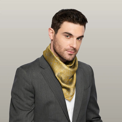 Gilded Lattice Scarf