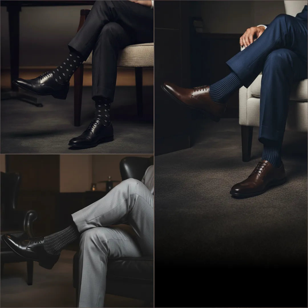 The Boardroom Standard- Dress Socks (Set of 3 Styles)