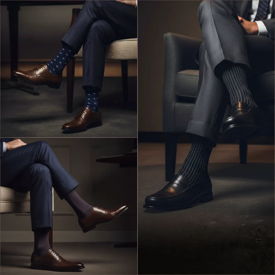 The Executive Travel Edit- Dress Socks (Set of 3 Styles)