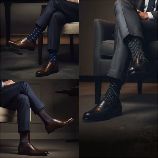 The Executive Travel Edit- Dress Socks (Set of 3 Styles)