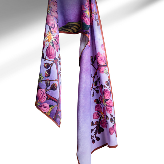 Royal Bloom Long Scarf / Stole