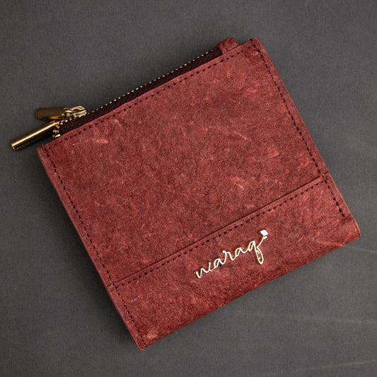 Rubia Small Wallet is made with environment friendly, cruelty free vegan material, making it sustainable luxury gift.